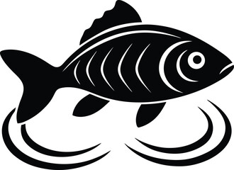vector illustration of a fish