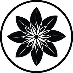 vector illustration of a flower