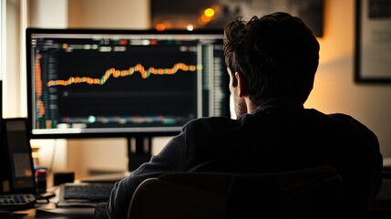 young woman watching tv