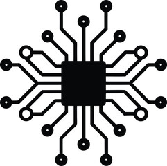 electronic circuit board with circuit