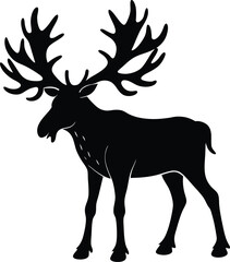 deer silhouette vector