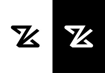 ZV, VZ monogram logo