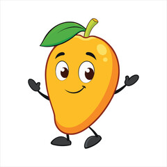 funny cartoon mango