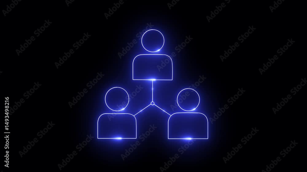 Poster neon digital world map with users worldwide connections global social media network and web communic