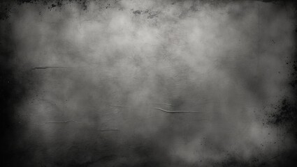 Obraz premium Grunge monochrome. Abstract textures, dirt, dust, noise. Old backdrop in black and white