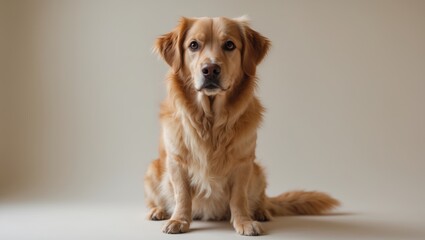 Canine watching the camera