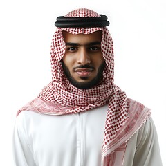 Man in traditional Middle Eastern clothing