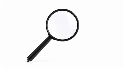 magnifying glass isolated on white