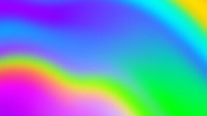 Obraz premium Vibrant Rainbow Wave Abstract Background Design