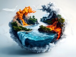 Tessellated Sphere of Primal Powers