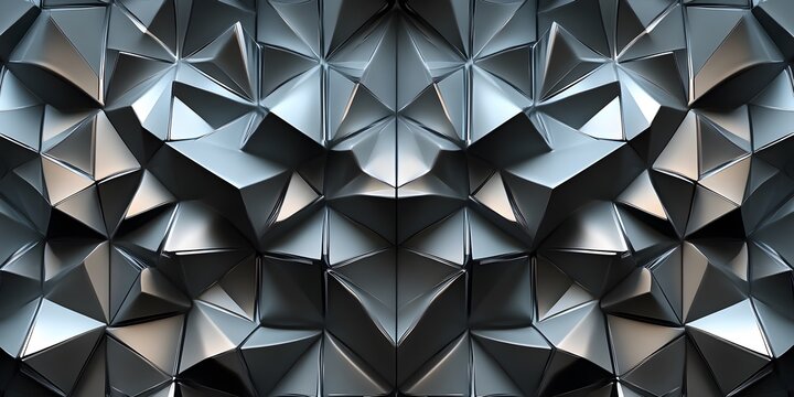 Abstract geometric pattern of overlapping triangles