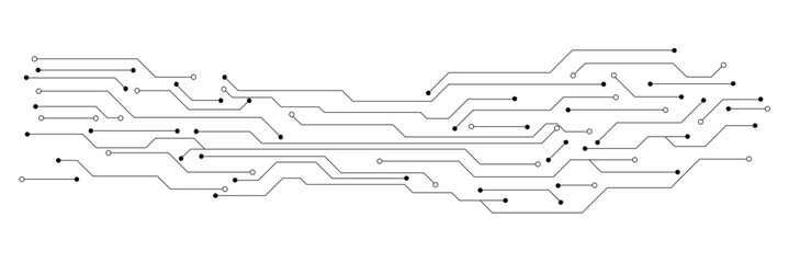 Circuit board icon. Technology scheme symbol flat vector illustration on white background. Vector Illustration . EPS 10 . 