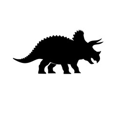 Triceratops is a reptile-like dinosaur from the Mesozoic era with the characteristics of an average large body.