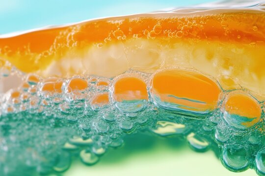 Edible air bubble stabilized with lecithin enhancing culinary innovation Generative AI