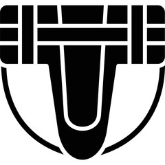 Groin Icon Vector Element