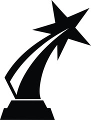  shooting star trophy icon