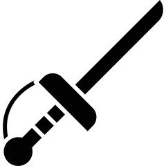 Epee Icon Vector Element