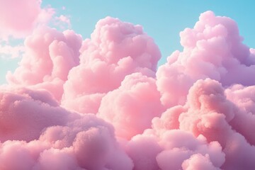 Dreamy Pink Clouds Pastel Sky Serenity, Clouds ,Sky