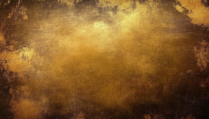Obraz premium Golden Grunge Texture Dark Edges, Bright Center, abstract , background