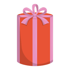 Birthday Gift Box Long Circle