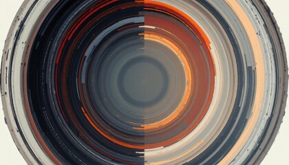 create an abstract image with a circular and linear background in various shades and thicknesses, place a clear