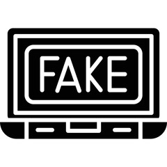 Fake News Icon Vector Element