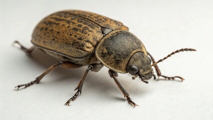 Naklejka premium Deathwatch Beetle on studio background