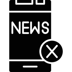 Fake News Icon Vector Element