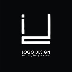 ID ID Logo Design, Creative Minimal Letter ID ID Monogram