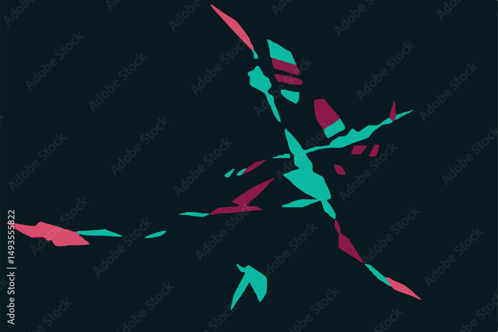 Poster creative and colorful abstract background composition for digital design and online tutorials