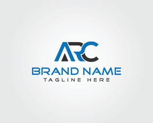 Modern ARC initial letter logo design vector template for company identity brand logo