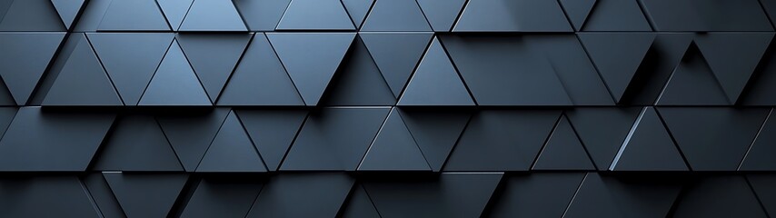 Abstract geometric triangles