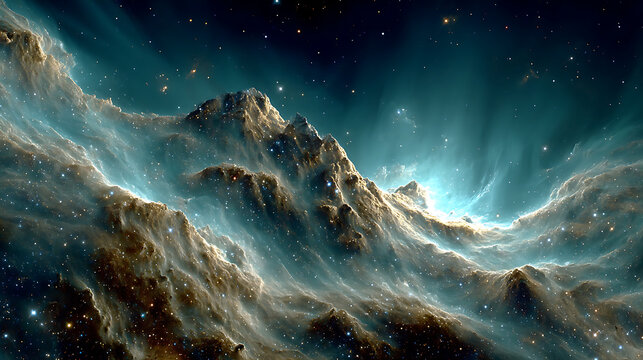High-Resolution 8K Extraterrestrial Landscape &ndash; Futuristic Alien World with Surreal Terrain and Sci-Fi Atmosphere