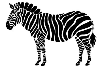 zebra silhouette