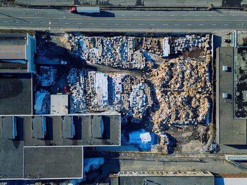 Usine de recyclage 