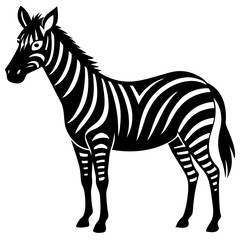zebra silhouette