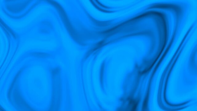 Colorful swirling blue patterns convey a mesmerizing energy as they transform