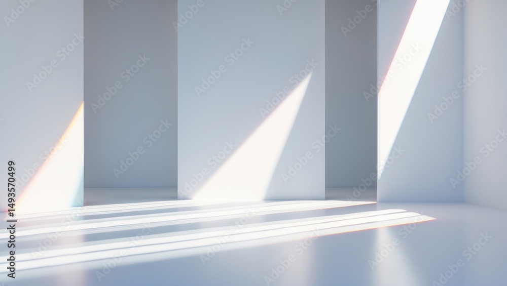 Poster banner design featuring an elegant abstract pattern on a white background