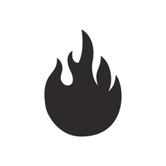 Fire icon sign vector illustration.