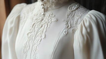 Obraz premium wedding dress detail