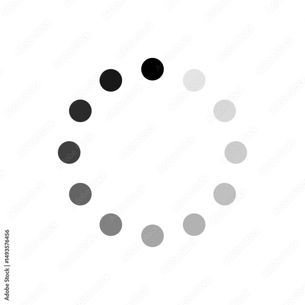 Fototapete Loading bar symbol. website load bar vector icon set. Set loadingbar progress icon, Circle loader collection. Loading status, Loading isolated