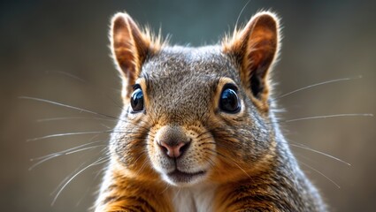 Obraz premium Squirrel in Close-Up