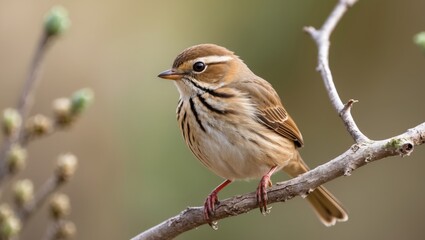 The tree pipit, a small passerine bird, reproduces across a large part of Europe and the Palearctic.