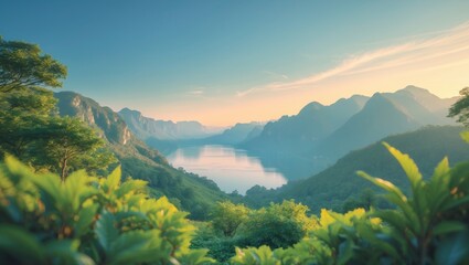 Obraz premium Scenic view in the natural surroundings