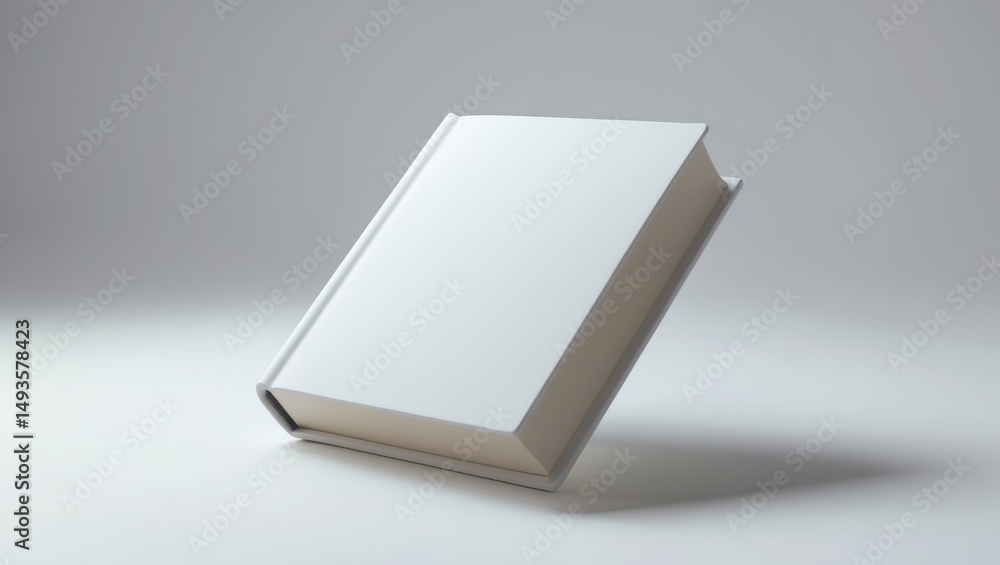 Poster background featuring isolated empty book