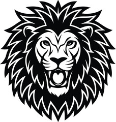 lion head vector