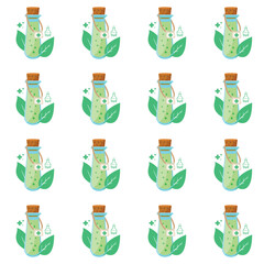Alternative Medicine icons pattern illustration
