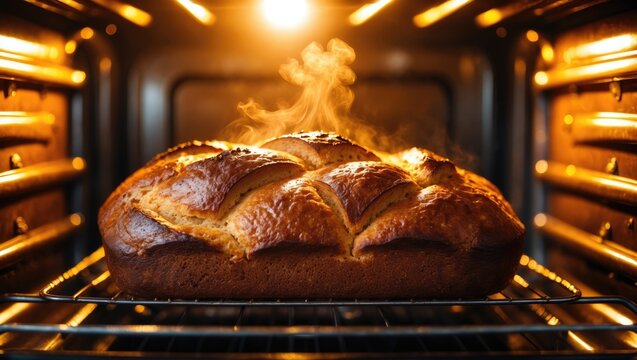 Baking Bread in the Oven