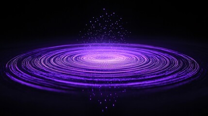 purple spiral galaxy