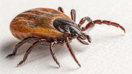 Deer Tick on studio background